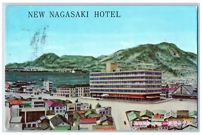 Nagasaki Japan Postcard Nagasaki Station New Nagasaki Hotel 1963 Posted • $29.95