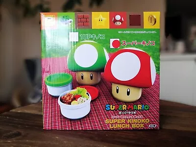 Super Mario Super Kinoko Lunch Box 17cm Nintendo New Japan • $56