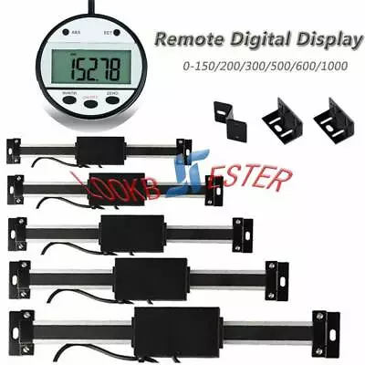 External Remote DRO Display Lathe Magnet Linear Scale 150/200/300/500/600/1000mm • $58.86