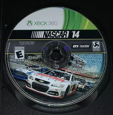 NASCAR 14 (Microsoft Xbox 360 2014) Disc Only. Tested. • $9.99