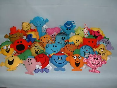 MR MEN LITTLE MISS MCDONALDS 2021 & 2024 Soft Plush Toys *PICK FROM BUNDLE SET* • £1.99