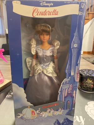 $10 • Buy Vintage Cinderella Fashion Doll 11.5” Brown Hair Disney BIKIN