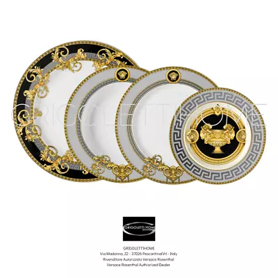 Versace Rosenthal - Prestige Gala - Set Dishes 4 Pieces - Place Table • $400.54