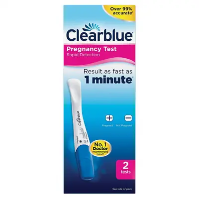 £5.20 • Buy Clearblue Rapid Detection Pregnancy Test Kit - 2 Tests