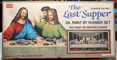 Paint By Number Kit The Last Supper Leonardo Da Vinci DIY Painting 90s Vintage • $55