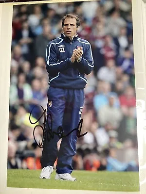£3 • Buy Gianfranco Zola Hand Signed A4 Photo. Ex Chelsea