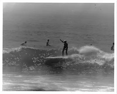 1960/8/22 Surfing Champion Linda Benson - 8 X 10 By Leroy Grannis Note & Stamp • $69.99