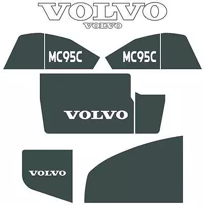 Volvo MC95C Decals Stickers Repro Decal Kit For Compact Track Skid Loader  • $106.86