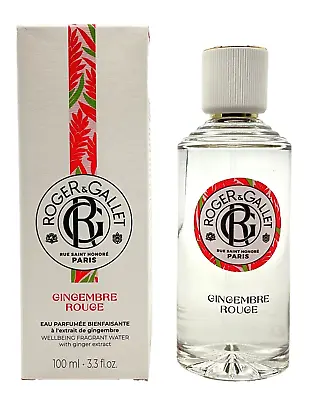 Gingembre Rouge By Roger & Gallet For Women 3.3oz Fresh Fragrant Water Spray NEW • $25.95