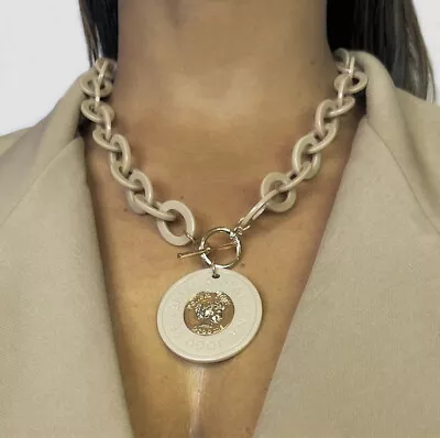 £11.99 • Buy Acrylic Choker T-bar Zara Topshop River Island  Style Necklace Jewellery
