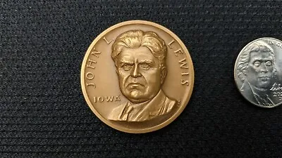 Medallic Art Co JOHN LEWIS Statehood Iowa Coin Medal Bronze Medallion  • $9.99