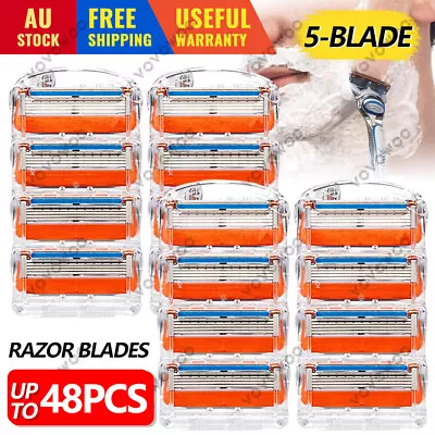 Up To 48x Replacement Blades For Gillette Fusion Razor Shaver Shaving Trimmer • $11.85