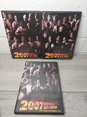 £50 • Buy Pro Wrestling Guerrilla: BOLA 2007 Nights 1, 2 & 3 Complete DVD PWG Wrestling 