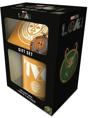 Marvel Studios LOKI Gift Set Mug Coaster Keyring Christmas Present Stocking BNIB • £12.99