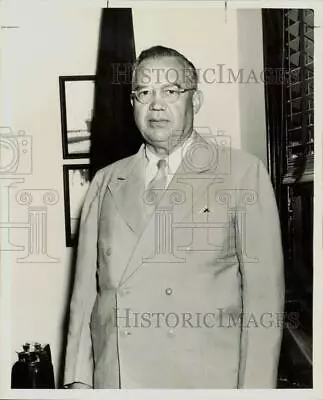 1956 Press Photo L.R. Sanford U.S. Maritime Commission Regional Director • $19.99