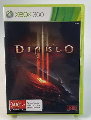 Diablo 3 - Microsoft Xbox 360 Complete With Manual (FREE POSTAGE) • $8.95