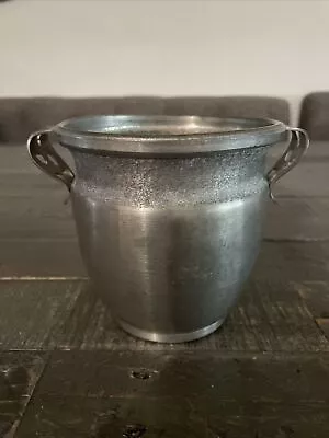 Vintage Aluminum Ice Bucket Unknown “KK” Brand Urn JH6 • $18.74