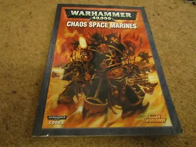 Warhammer 40K Codex Chaos Space Marines  2007 Games Workshop • £5