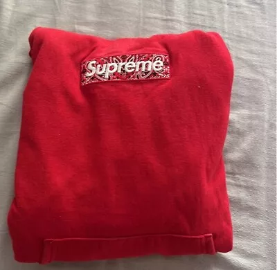 Supreme Bandana Box Logo Hoodie Size Medium • $200