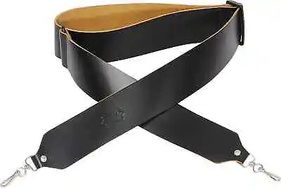 $71.99 • Buy 2  Leather Banjo Strap Black