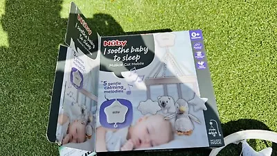 Nuby Soothe Baby To Sleep Musical Cot Mobile 5 Gentle Calming Melodies • £0.99