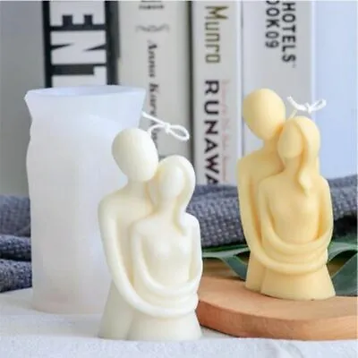 £8.95 • Buy Family Perfume Candle Moulds Silicone Human Body Candle Wax Making Soap Mold DIY
