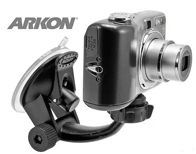 Arkon CMP214 Black Dash Windshield Camera Camcorder Mount F/ GoPro Contour Kodak • $13.95