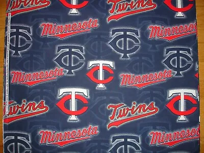 MLB Minnesota Twins Baseball   Cotton Quilt Fabric BTHY  • $4.25