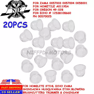 20 PC Pump Bulbs Gas Fuel Bulb For Homelite Echo Stihl Ryobi Poulan Zama Primer • $7.58
