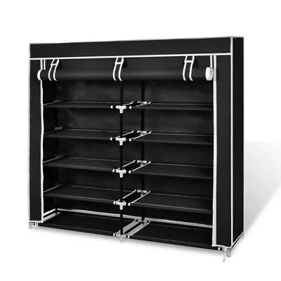 $60.95 • Buy 5 Tier Shoe Rack Cabinet Shoes Storage Footwear Organiser With Fabric Cover