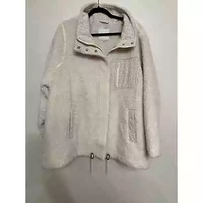 Madewell Size 3XL Cream Sherpa Coat • $45