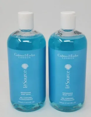 Crabtree & Evelyn La Source Hydrating Body Wash Shower Gel 500ml Each • £26.99