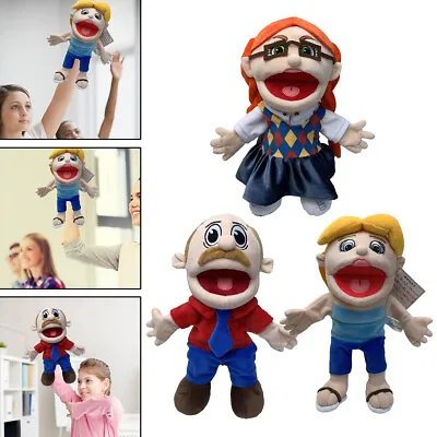 Jeffys Dad Hand Puppet Plush Cosplay Toy Game Stuffed Jeffy Doll Kids Toys 40cm • $24.59
