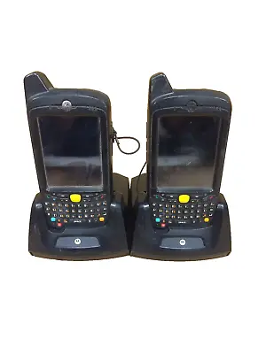 2x Motorola MC65/MC659B Bar Code Scanner PDA With Cradle Charger Stylusno AC • $57.95