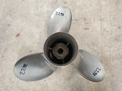 Left Hand 13 7/8  X 21p Quicksilver Laser 2 Prop 48-16545-21 Mercury Etc #2298 • $200