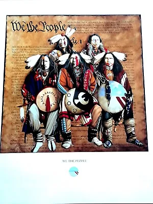 J.D.Challenger Art Print-- WE THE PEOPLE --Native American Western 10x12 • $10.99