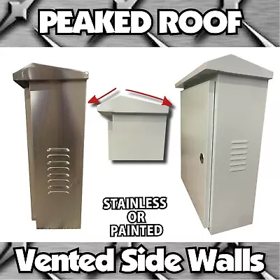 $86 • Buy 440W X 500H X 200D Stainless Or Steel Electrical  Switchboard NEW Solar Gate Box
