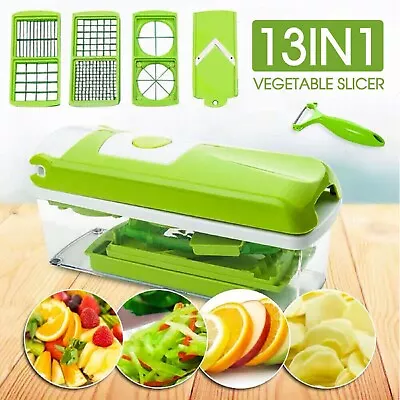 Food Slicer Dicer Onion Chopper Veggie Slicer Cutter Dicer Kitchen Fruit Cutter • $23.99