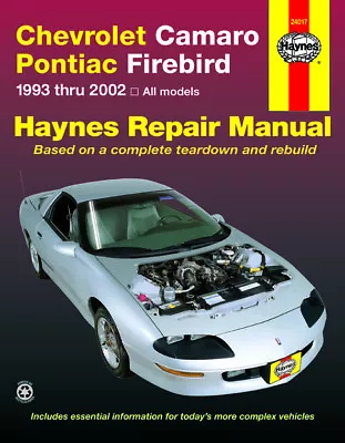 1993-2002 Camaro Firebird Trans-Am Haynes Repair Service Workshop Manual 5567 • $30.70