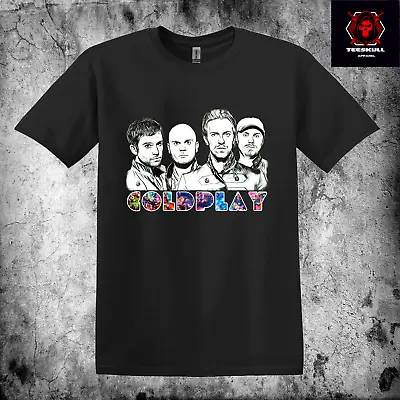 Coldplay Rock Band Tee Tour Unisex Heavy Cotton Quality T-SHIRT S-3XL 🤘 • $38