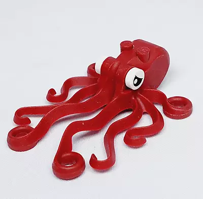 LEGO Octopus Dark Red Squid Animal Water Ocean Atlantis Minifigure 6086 • $28.99