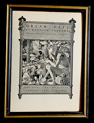 Maxfield Parrish Original “Dream Days Title Page” From The 1899 First Edition • $40