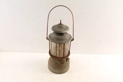 Vintage Coleman Style Camping Fuel Lantern With Mica Shade • $9.99