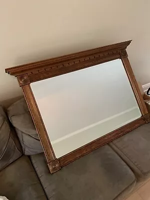 Solid Oak Framed Mirror • $30