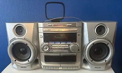 Philips FW-C35-37 Stereo System W/ Remote And Speakers PLEASE READ • $115