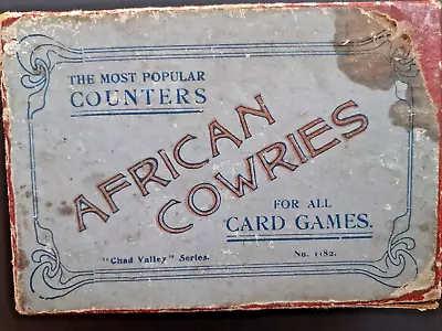 Antique Chad Valley African Cowries Games Counters • £22