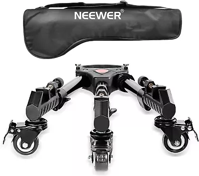 Neewer Photography Professional Heavy Duty Tripod Dolly With Rubber Wheels And A • $76.99