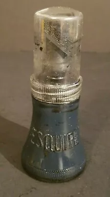 Vintage Esquire Glass Bottle Black Shoe Polish (FULL BOTTLE) • $12.99