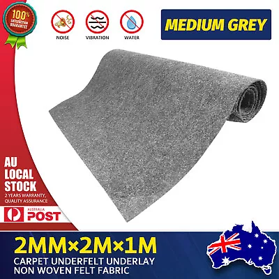 Underfelt Med Gray 100*200 FIT Renault Fluence 2014 X38 Sedan 2.0 Petrol 103kW • $31.99