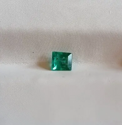 Colombian Emerald Gemstone Emerald/ Rectangle Cut 4x3.5x3mm 0.35ct • £90